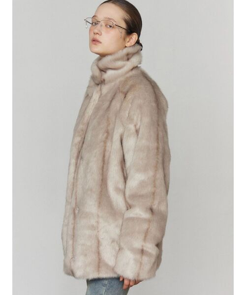 ミディフェイクファーコート（その他アウター）｜EMODA（エモダ）の
