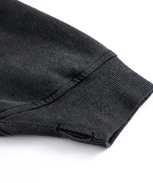 SUPPLIER(サプライヤー)の「SUPPLIER/サプライヤー Dagger Leather Patch Zip Hoodie フーディー ジップパーカー(パーカー・メンズ・ベージュ/ブラック・M/XL/L)」の7枚目の写真