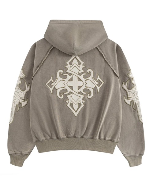 セール】SUPPLIER/サプライヤー Dagger Leather Patch Zip