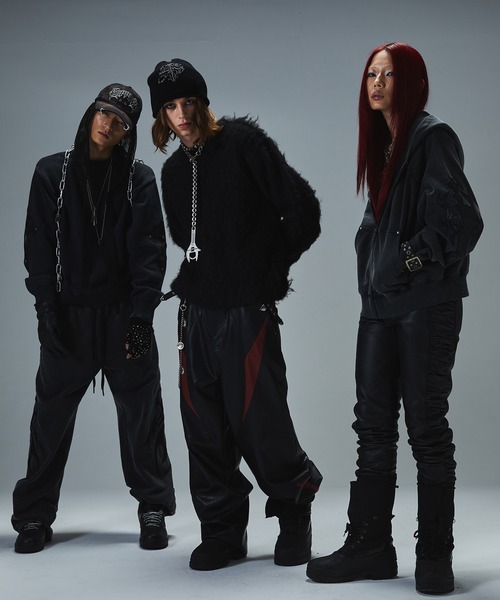 SUPPLIER(サプライヤー)の「SUPPLIER/サプライヤー Dagger Leather Patch Zip Hoodie フーディー ジップパーカー(パーカー・メンズ・ベージュ/ブラック・M/XL/L)」の18枚目の写真
