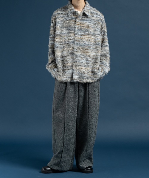 Boucle knit pants/ブークレニットパンツ（その他パンツ）｜Casper