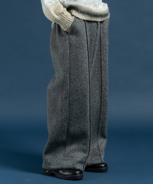 CASPER JOHN（キャスパージョン）の「Boucle knit pants/ブークレニットパンツ（その他パンツ・メンズ・アイボリー/グレー/ブラウン・X-SMALL/SMALL/MEDIUM/LARGE）」の18枚目の写真