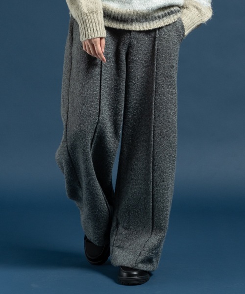 CASPER JOHN（キャスパージョン）の「Boucle knit pants/ブークレニットパンツ（その他パンツ・メンズ・アイボリー/グレー/ブラウン・X-SMALL/SMALL/MEDIUM/LARGE）」の17枚目の写真