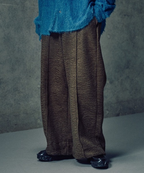 CASPER JOHN（キャスパージョン）の「Boucle knit pants/ブークレニットパンツ（その他パンツ・メンズ・アイボリー/グレー/ブラウン・X-SMALL/SMALL/MEDIUM/LARGE）」の11枚目の写真