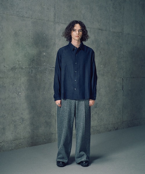 CASPER JOHN（キャスパージョン）の「Boucle knit pants/ブークレニットパンツ（その他パンツ・メンズ・アイボリー/グレー/ブラウン・X-SMALL/SMALL/MEDIUM/LARGE）」の9枚目の写真