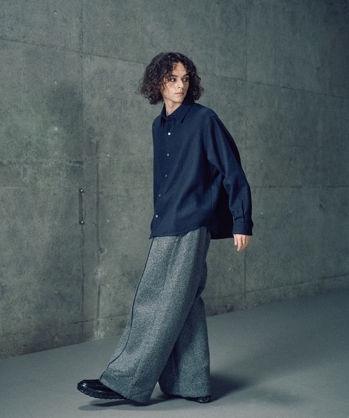 CASPER JOHN（キャスパージョン）の「Boucle knit pants/ブークレニットパンツ（その他パンツ・メンズ・アイボリー/グレー/ブラウン・X-SMALL/SMALL/MEDIUM/LARGE）」の10枚目の写真