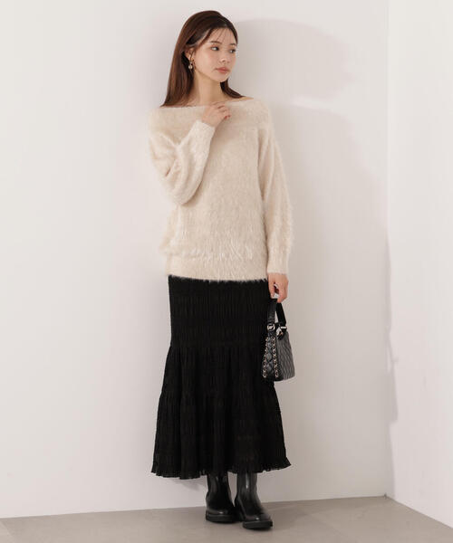 PROPORTION BODY DRESSING（プロポーションボディドレッシング）の「ヘアリーニット / 1215270908（ニット/セーター・レディース・オフホワイト/ブルー/ブラウン・P/S/MEDIUM）」の18枚目の写真