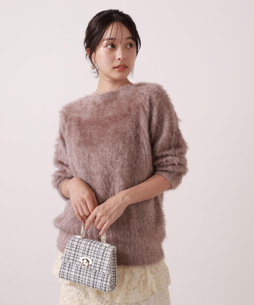 PROPORTION BODY DRESSING（プロポーションボディドレッシング）の「ヘアリーニット / 1215270908（ニット/セーター・レディース・オフホワイト/ブルー/ブラウン・P/S/MEDIUM）」の20枚目の写真