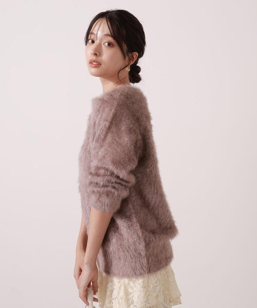 PROPORTION BODY DRESSING（プロポーションボディドレッシング）の「ヘアリーニット / 1215270908（ニット/セーター・レディース・オフホワイト/ブルー/ブラウン・P/S/MEDIUM）」の21枚目の写真