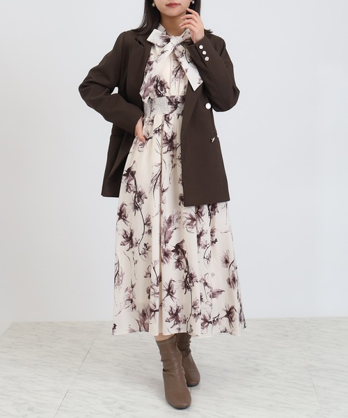 ASTORIA ODIER(アストリアオディール)の「ツイルダブルジャケット(テーラードジャケット・レディース・ネイビー/モカ/ブラウン・SMALL/MEDIUM)」の14枚目の写真