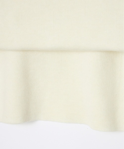 mic by Olu.(ミックバイオルドット)の「< ZOZOTOWN限定 >レイヤードオフショルダーニット(ニット/セーター・レディース・グレー/ブラック/ホワイト・FREE)」の21枚目の写真