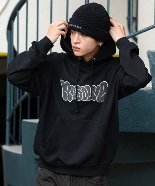 WEGO/【25年秋冬新作】グラフィックロゴプルパーカー（パーカー