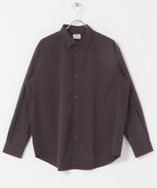 FORK&SPOON（フォークアンドスプーン）の「FORK&SPOON　CAVEタイプライタープランサーシャツ（シャツ/ブラウス・メンズ・グレー系その他/ブラウン・4/5）」の2枚目の写真