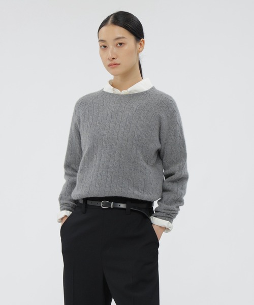 MARGARET HOWELL 23AW WOOL LINEN 2 ライトグレー MARGARET HOWELL 23AW WOOL LINEN 2 ライトグレー