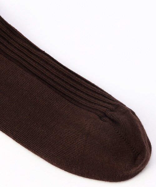 BASERANGE（ベースレンジ）の「Baserange/ベースレンジ OVERKNEE SOCKS / SOOK-CR-WI25 / リブ ハイソックス（ソックス/靴下・レディース・ピンク/ブラウン・36）」の5枚目の写真