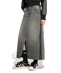 adidas（アディダス）の「adidas Originals ADICOLOR 3 STRIPES DENIM PENCIL SKIRT（アディダスオリジナルス アディカラー スリーストライプス デニム ペンシルスカート）（デニムスカート）」