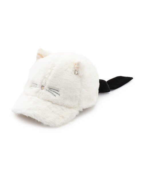 セール】ネコ耳エコファーキャップ（キャップ）｜ANNA SUI mini