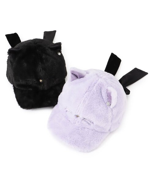 セール】ネコ耳エコファーキャップ（キャップ）｜ANNA SUI mini