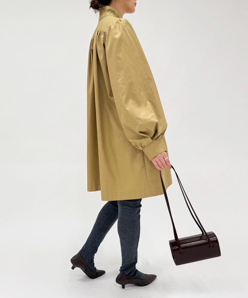 EDIT. FOR LULU（エディットフォールル）の「ギャバジンパフスリーブコート（その他アウター・レディース・ベージュ・FREE）」の13枚目の写真