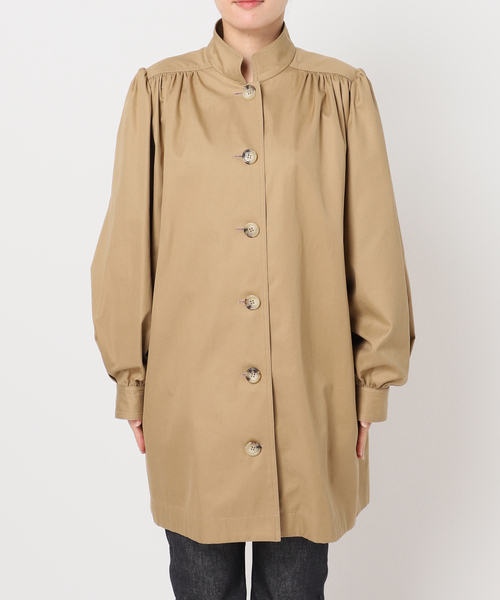 EDIT. FOR LULU（エディットフォールル）の「ギャバジンパフスリーブコート（その他アウター・レディース・ベージュ・FREE）」の16枚目の写真