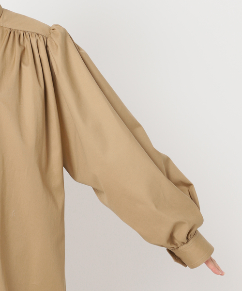 EDIT. FOR LULU（エディットフォールル）の「ギャバジンパフスリーブコート（その他アウター・レディース・ベージュ・FREE）」の20枚目の写真