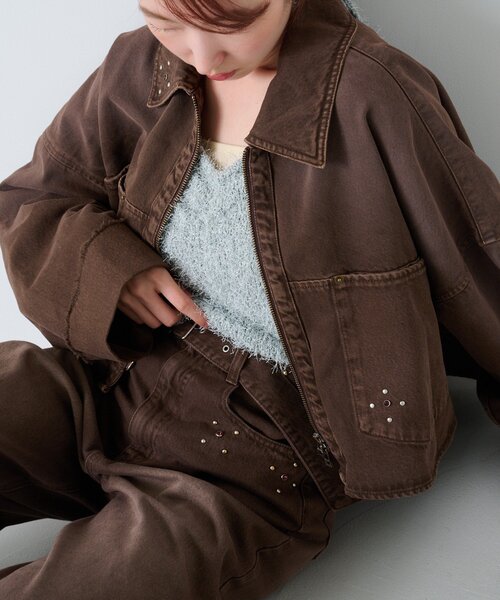 Kastane（カスタネ）の「*【セットアップ対応】ビジューデニム