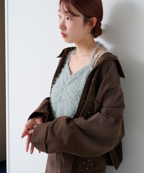 Kastane（カスタネ）の「*【セットアップ対応】ビジューデニム