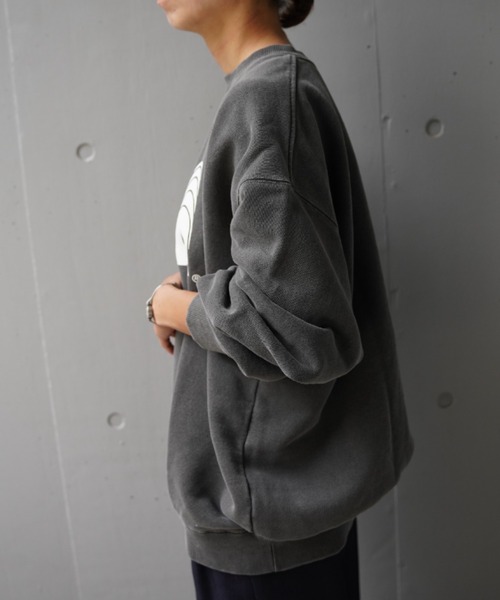 GOOD ROCK SPEED（グッドロックスピード）の「GOOD ROCK SPEED (グッドロックスピード) 別注カレッジスウェット（スウェット・レディース・ブラック・S/XL）」の3枚目の写真