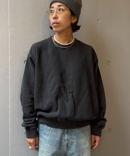 GOOD ROCK SPEED（グッドロックスピード）の「GOOD ROCK SPEED (グッドロックスピード) 別注カレッジスウェット（スウェット・レディース・ブラック・S/XL）」の6枚目の写真