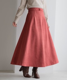 Andemiu | スウェードフレアスカート603894(スカート)