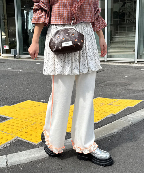 HELLO.SANFRANCISCO(ハローサンフランシスコ)の「イージーパンツ(その他パンツ・レディース・オレンジ・SMALL)」の2枚目の写真