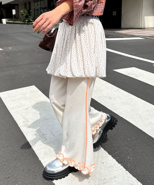 HELLO.SANFRANCISCO(ハローサンフランシスコ)の「イージーパンツ(その他パンツ・レディース・オレンジ・SMALL)」の3枚目の写真