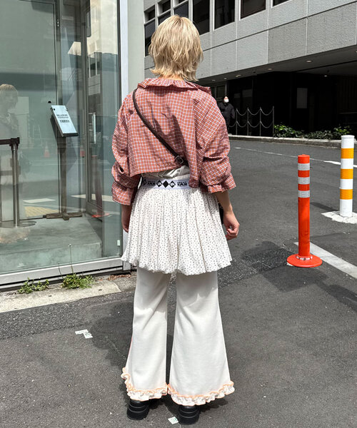 HELLO.SANFRANCISCO(ハローサンフランシスコ)の「イージーパンツ(その他パンツ・レディース・オレンジ・SMALL)」の7枚目の写真