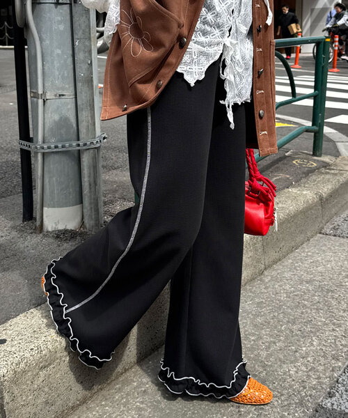 HELLO.SANFRANCISCO(ハローサンフランシスコ)の「イージーパンツ(その他パンツ・レディース・オレンジ・SMALL)」の8枚目の写真