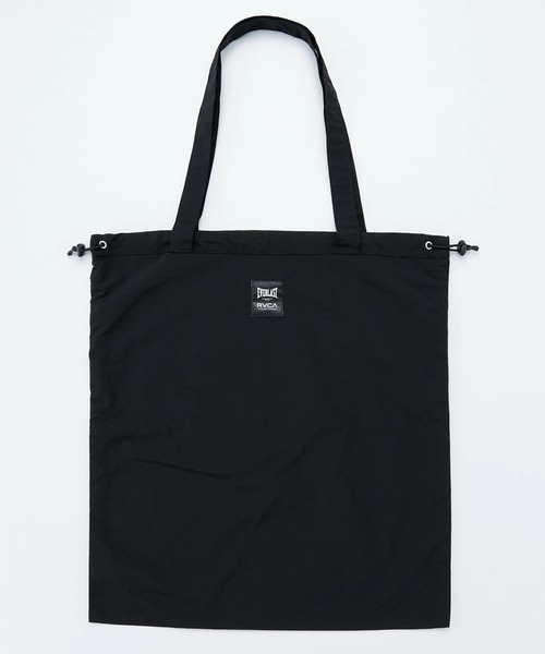 EVERLAST(スポーツ・ライフスタイル)(エバーラスト)の「RVCA メンズ RVCA×EVERLAST GYM TOTE トートバッグ 【2025年秋冬モデル】/ルーカエバーラストコラボトートバッグ(トートバッグ・メンズ・ブラック・FREE)」の4枚目の写真