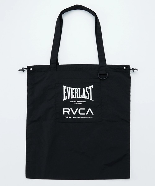EVERLAST(スポーツ・ライフスタイル)(エバーラスト)の「RVCA メンズ RVCA×EVERLAST GYM TOTE トートバッグ 【2025年秋冬モデル】/ルーカエバーラストコラボトートバッグ(トートバッグ・メンズ・ブラック・FREE)」の17枚目の写真