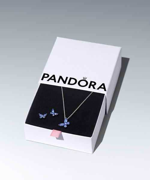 バタフライ スタッズ ピアス（ピアス（両耳用））｜Pandora（パンドラ