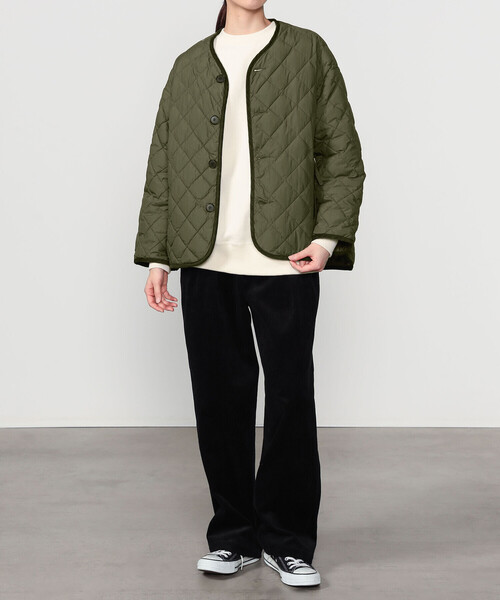 Gymphlex | キルトダウンカラーレスジャケット WOMEN（ダウン