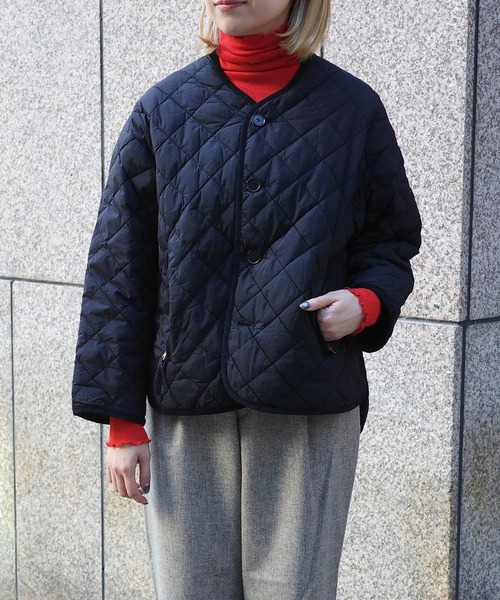 Gymphlex | キルトダウンカラーレスジャケット WOMEN（ダウン