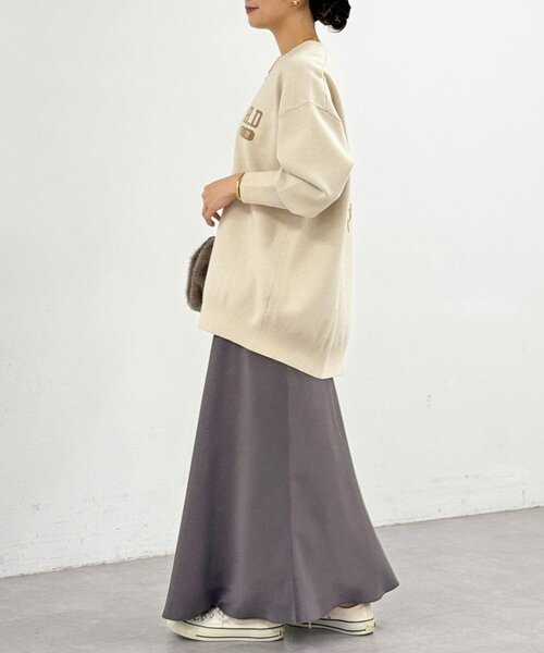 セール】【バックロゴが目を惹く】アスレチックロゴニット（ニット