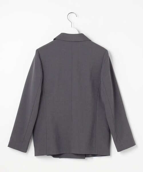 Feroux(フェルゥ)の「パール釦テーラード ジャケット(テーラードジャケット・レディース・グレー系/ベージュ系・SMALL/MEDIUM)」の16枚目の写真