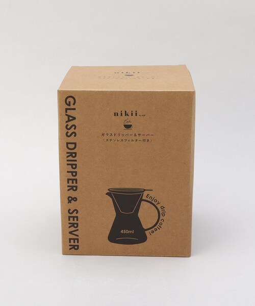 212 KITCHEN STORE(トゥワントゥキッチンストア)の「nikii cafe ガラスドリッパー&サーバー(ステンレスフィルター付き) <nikii ニキ>(食器・レディース・その他・00)」の13枚目の写真