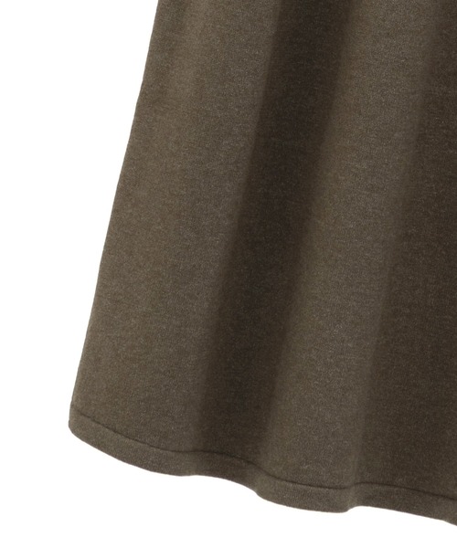 CRAFT STANDARD BOUTIQUE（クラフトスタンダードブティック）の「カットアウトニットワンピース＜ハンドウォッシャブル＞◆（ワンピース・レディース・チャコールグレー/カーキ・FREE）」の18枚目の写真