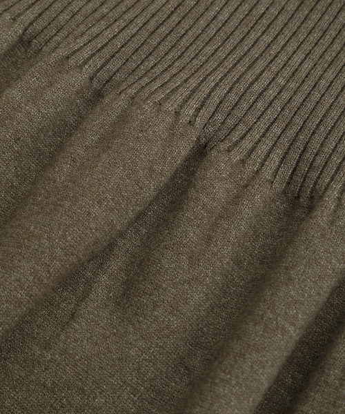 CRAFT STANDARD BOUTIQUE（クラフトスタンダードブティック）の「カットアウトニットワンピース＜ハンドウォッシャブル＞◆（ワンピース・レディース・チャコールグレー/カーキ・FREE）」の22枚目の写真