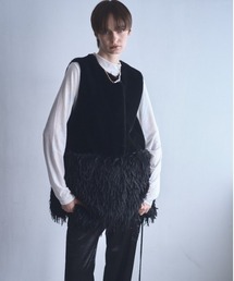 Muel Chic（ミュエルシック）の「Foster fur vest   フォスターファーベスト（その他アウター）」
