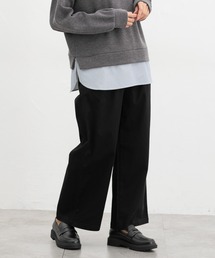 Honeys（ハニーズ）の「チノワイドストレート（股下６６ｃｍ）（チノパンツ）」