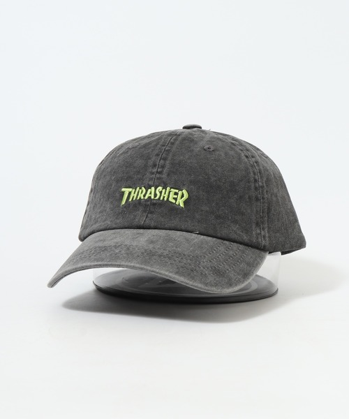 THRASHER（スラッシャー）の「THRASHER ロゴ刺繍 キャップ サイズ調整付き CAP 帽子 男女兼用（キャップ・メンズ・ホワイト/パープル/イエロー・FREE）」の6枚目の写真