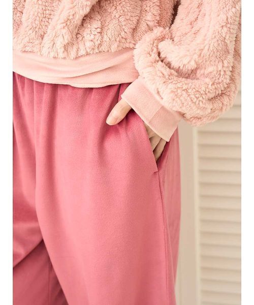 セール】リボンフリースセットアップ（ルームウェア/パジャマ