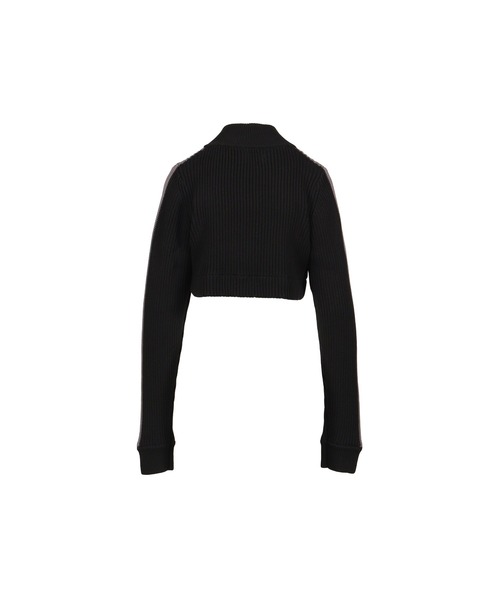 VIVAMUS(ヴィヴァムス)の「DOUBLE ZIP KNIT(ニット/セーター・レディース・ブラック/ブラウン・1/3)」の3枚目の写真