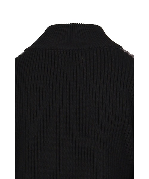 VIVAMUS(ヴィヴァムス)の「DOUBLE ZIP KNIT(ニット/セーター・レディース・ブラック/ブラウン・1/3)」の6枚目の写真